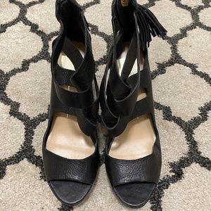 Dolce Vita Black Wedge Sandals size 7
